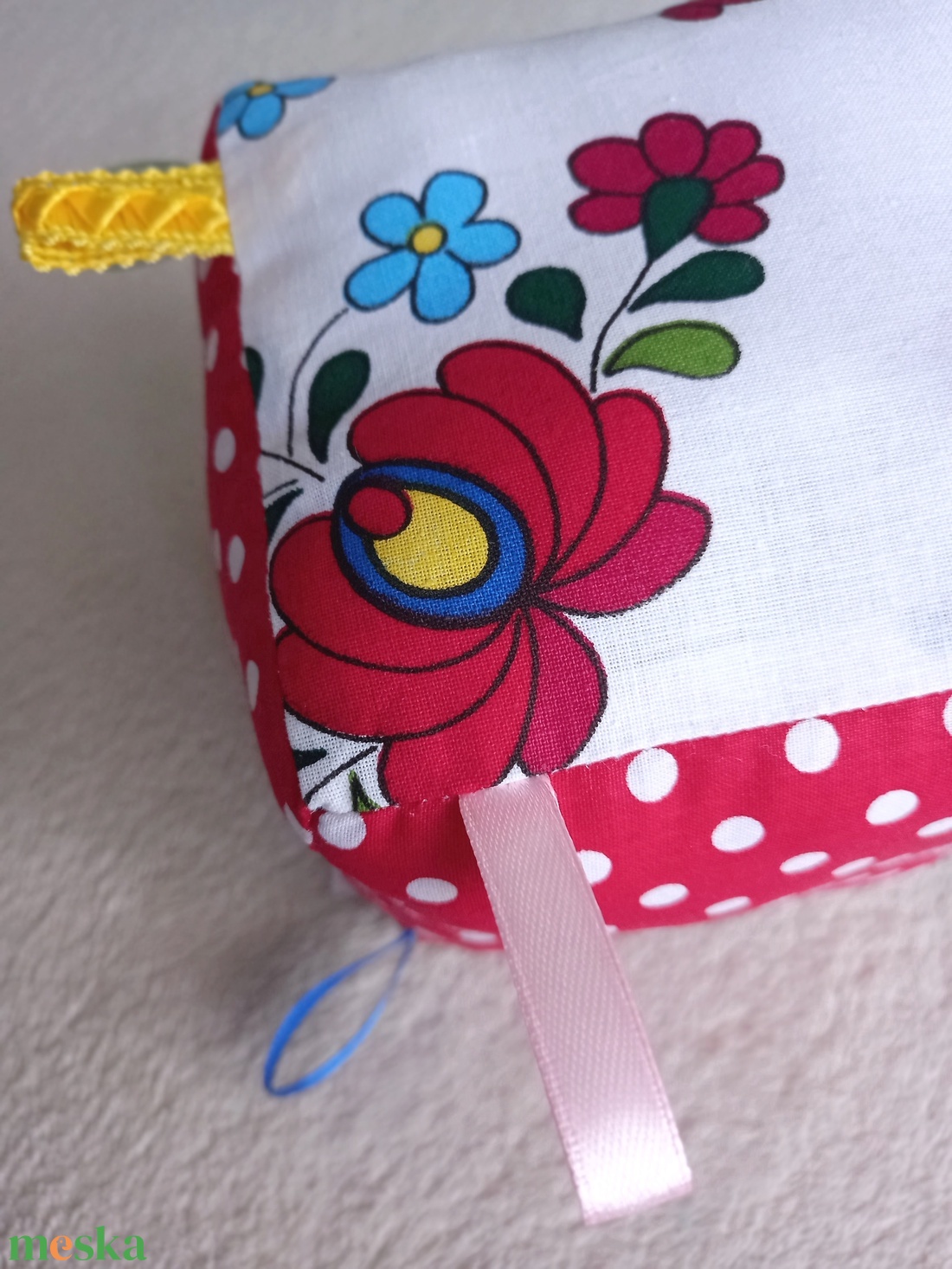 Matyó Címke kocka / Babakocka - játék & sport - Meska.hu