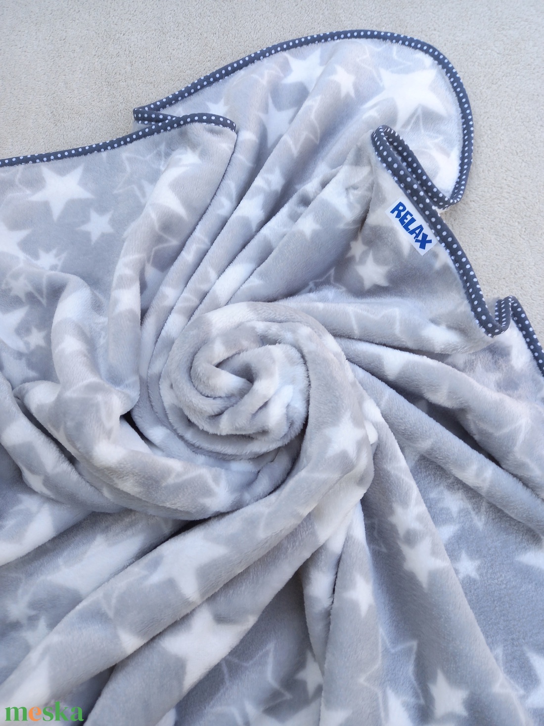 Felnőtt méretű wellsoft takaró - Sarkcsillag - otthon & életmód - lakástextil - felnőtt takaró, pléd - Meska.hu