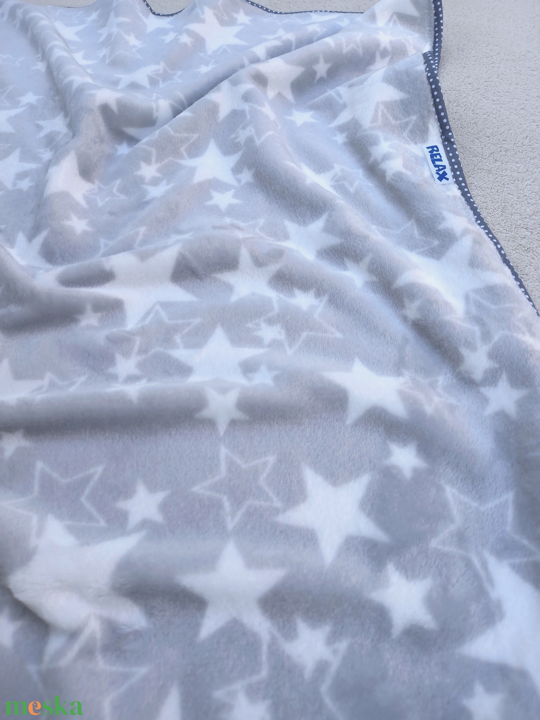 Felnőtt méretű wellsoft takaró - Sarkcsillag - otthon & életmód - lakástextil - felnőtt takaró, pléd - Meska.hu