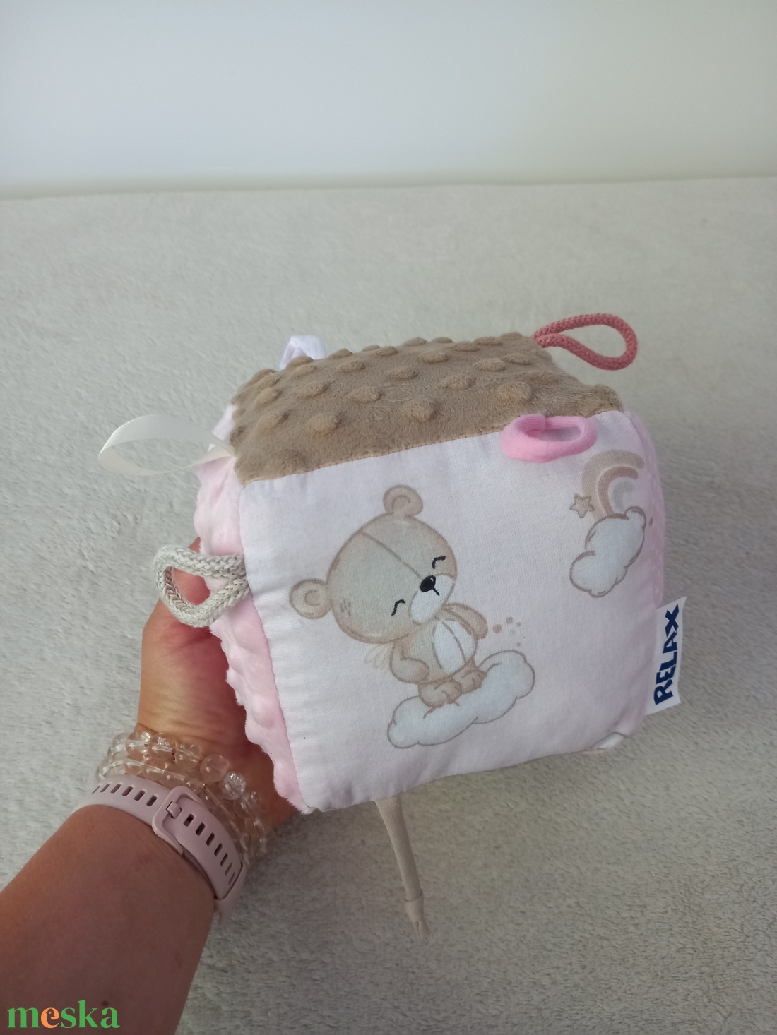 Pink Teddy Minky Címke kocka / Babakocka - játék & sport - 3 éves kor alattiaknak - babakocka - Meska.hu Pink Teddy Minky Címke kocka / Babakocka - játék & sport - 3 éves kor alattiaknak - babakocka - Meska.hu