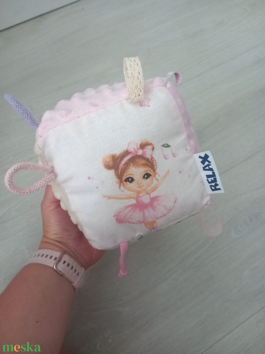 Balerina Minky Címke kocka / Babakocka - baba - mama - baba játékok - babakocka - Meska.hu