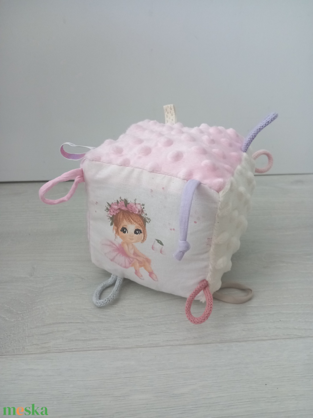 Balerina Minky Címke kocka / Babakocka - baba - mama - baba játékok - babakocka - Meska.hu