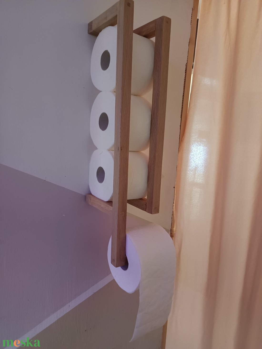 Fali wc papír tartó  - otthon & életmód - fürdőszoba - fürdőszobai tároló - Meska.hu