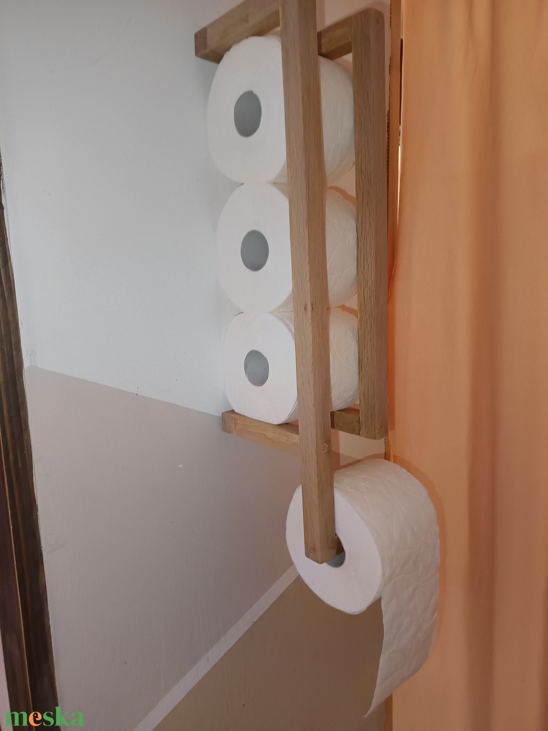 Fali wc papír tartó  - otthon & életmód - fürdőszoba - fürdőszobai tároló - Meska.hu