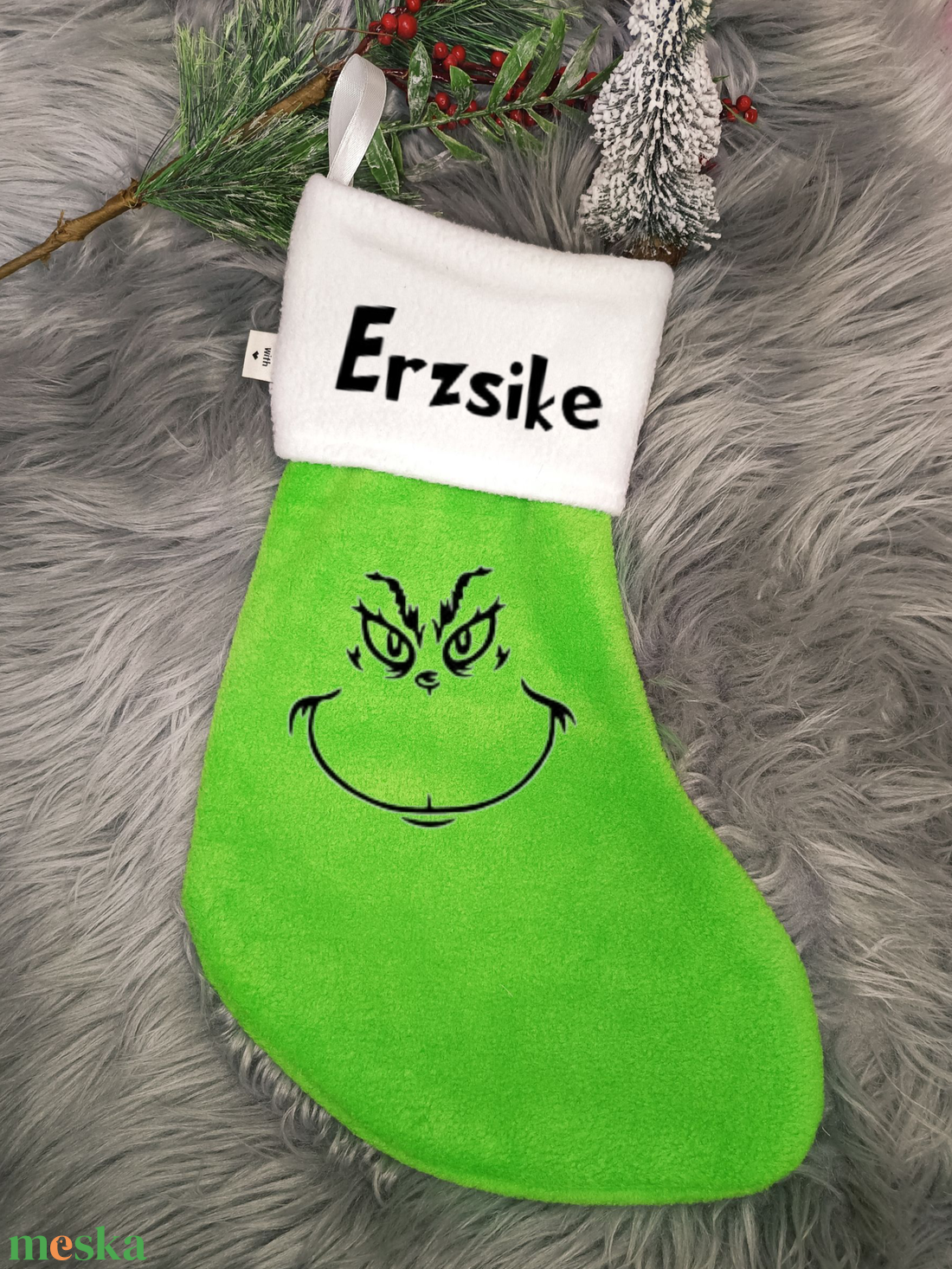 Grinch mintájú Mikulás csizma - karácsony - mikulás - mikulás csizma és zokni - Meska.hu Grinch mintájú Mikulás csizma - karácsony - mikulás - mikulás csizma és zokni - Meska.hu