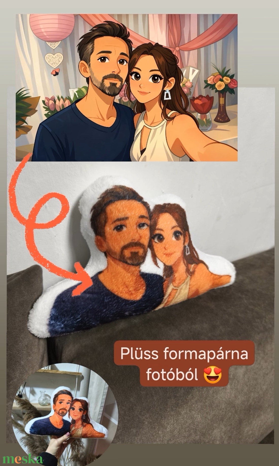 Szerelmes, páros formapárna  - otthon & életmód - lakástextil - párna & párnahuzat - forma párna - Meska.hu