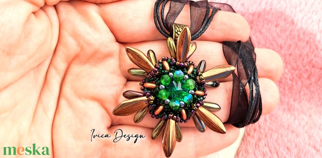 Bronzos Amara Medál Nyaklánccal - ékszer - nyaklánc - medálos nyaklánc - Meska.hu