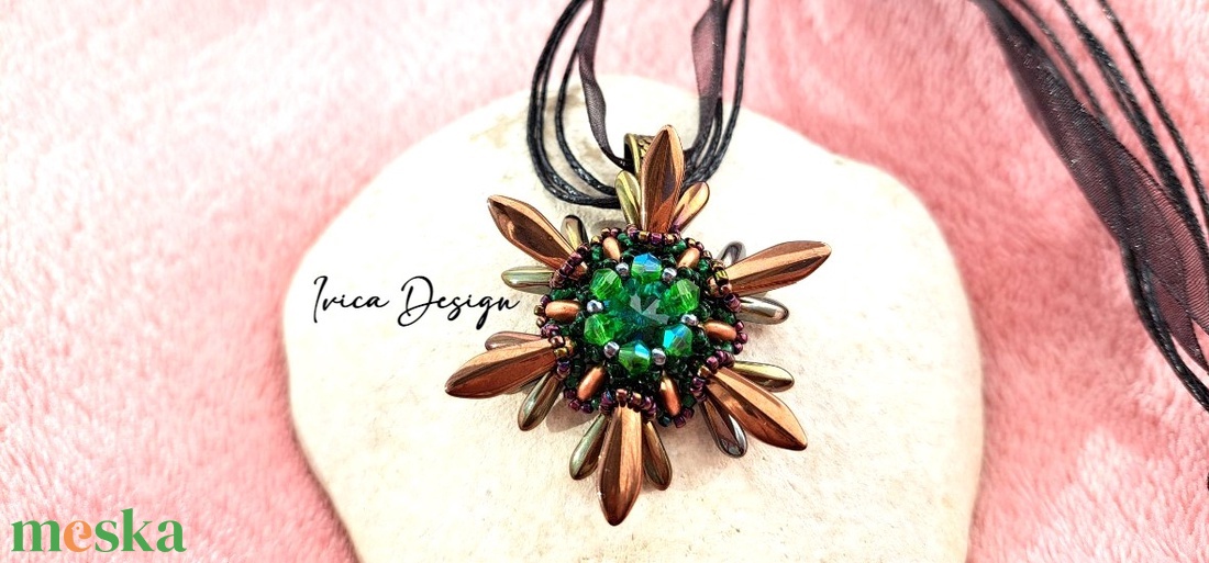 Bronzos Amara Medál Nyaklánccal - ékszer - nyaklánc - medálos nyaklánc - Meska.hu