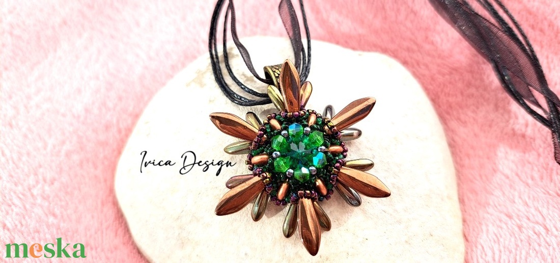 Bronzos Amara Medál Nyaklánccal - ékszer - nyaklánc - medálos nyaklánc - Meska.hu