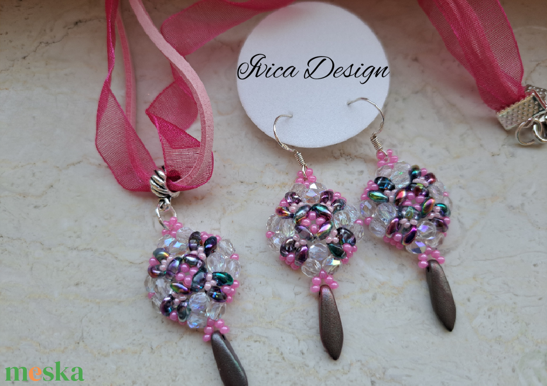 Kristályos Holiday Ékszerszett - ékszer - ékszerszett - Meska.hu