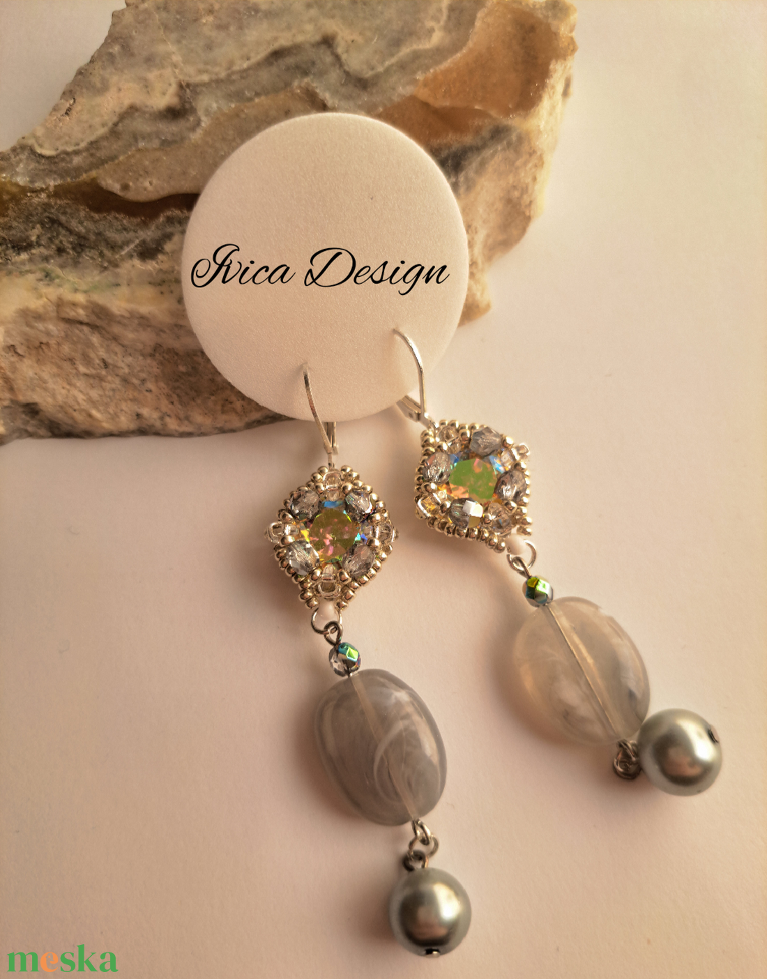 Hannah Fülbevalók - ékszer - fülbevaló - lógó fülbevaló - Meska.hu