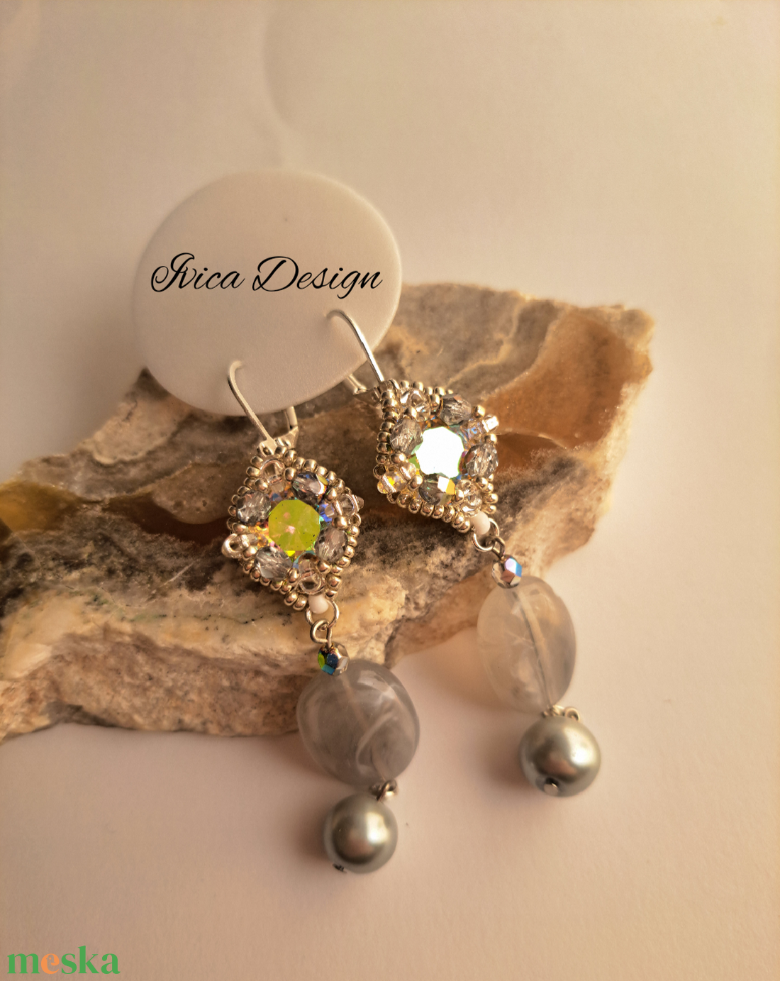 Hannah Fülbevalók - ékszer - fülbevaló - lógó fülbevaló - Meska.hu