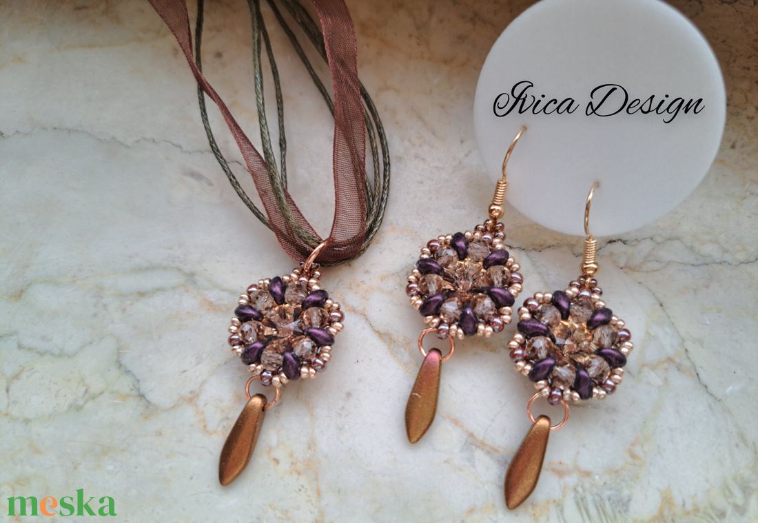 Rosegold Xénia Ékszerszett  - ékszer - ékszerszett - Meska.hu