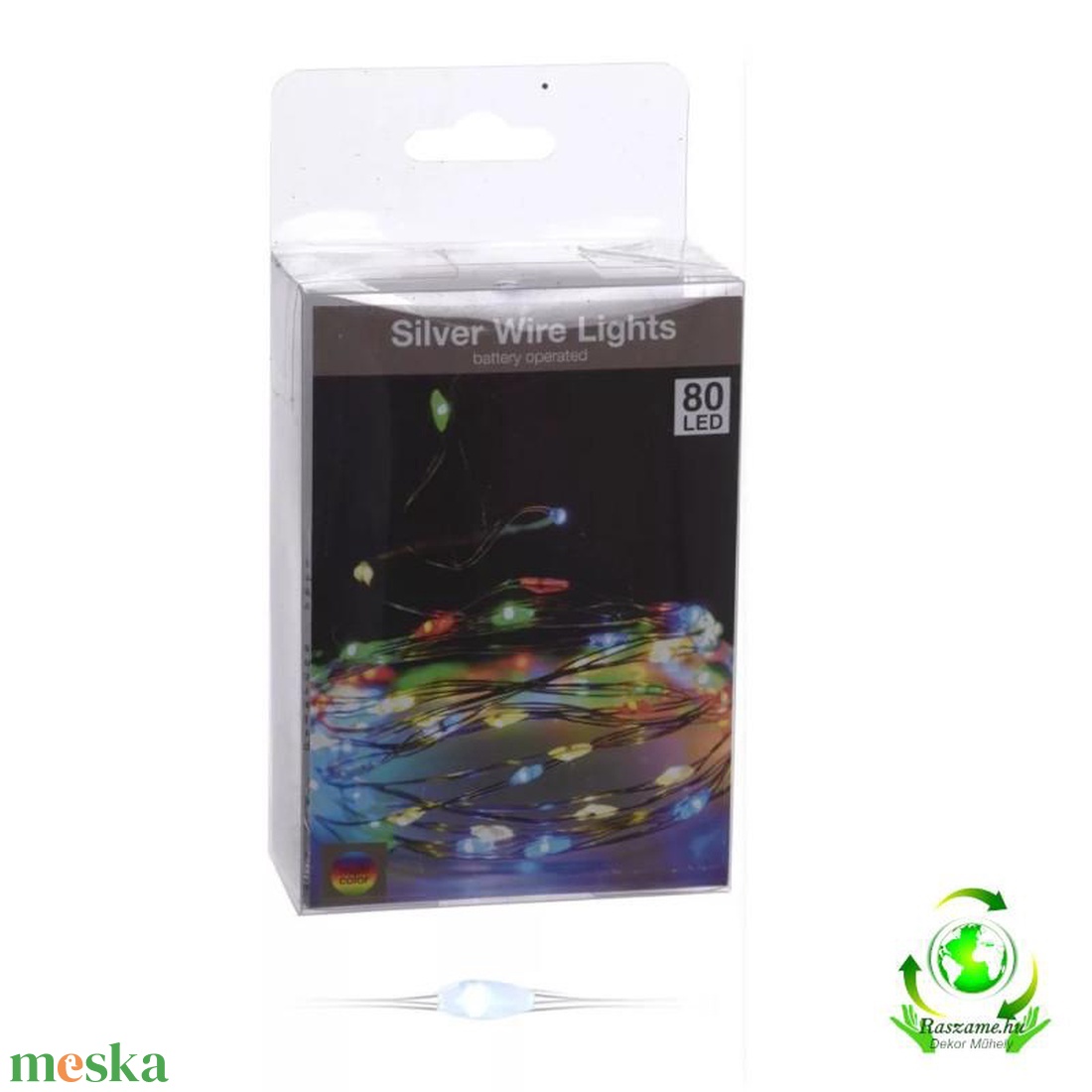 80 led-es ezüst drótkábeles fényfüzér elemes (elem nélkül) - színes - kellékek & szerszámok - dekorációs kellékek - led-es fényfüzér - Meska.hu 80 led-es ezüst drótkábeles fényfüzér elemes (elem nélkül) - színes - kellékek & szerszámok - dekorációs kellékek - led-es fényfüzér - Meska.hu