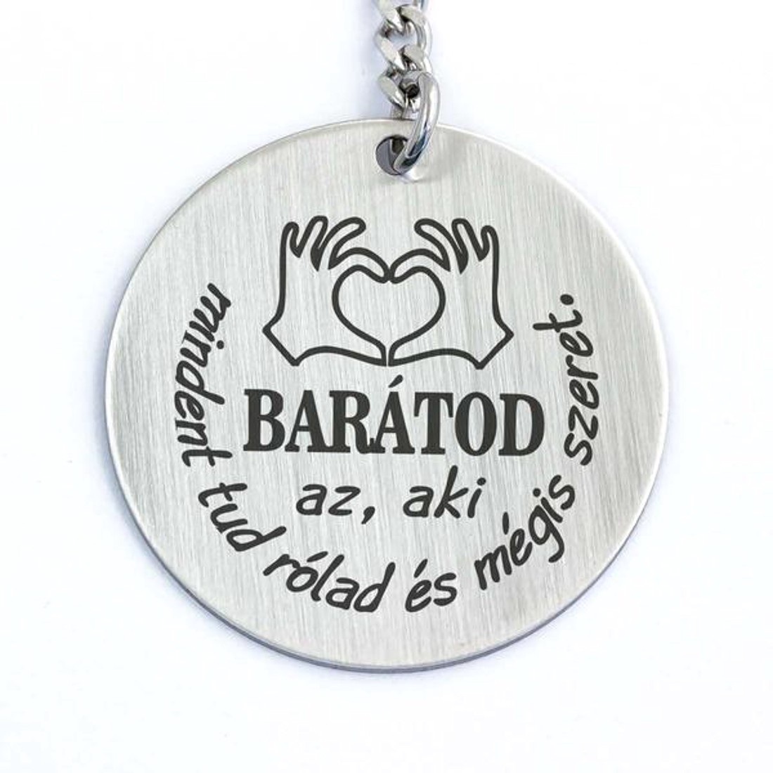Barátod az acél medálos kulcstartó - táska & tok - kulcstartó & táskadísz - kulcstartó - Meska.hu Barátod az acél medálos kulcstartó - táska & tok - kulcstartó & táskadísz - kulcstartó - Meska.hu