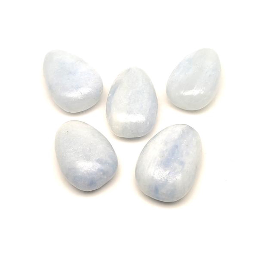 25/30mm Kék kalcit csepp - kellékek & szerszámok - ásvány alapanyag - marokkő - Meska.hu