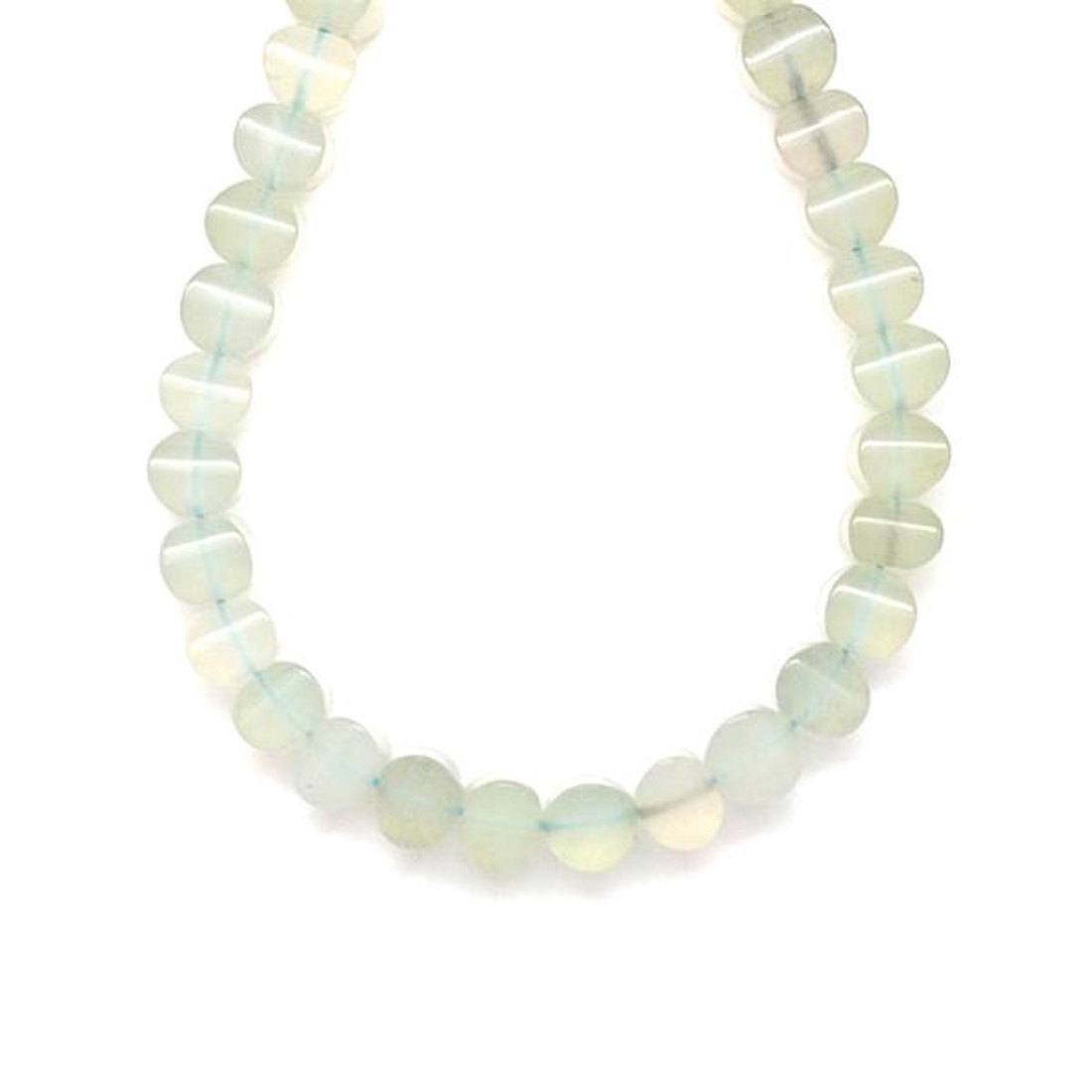 Jáde párna 8mm ékszerkészítő alapanyag (füzér) - kellékek & szerszámok - ásvány alapanyag - ásványfüzér - Meska.hu