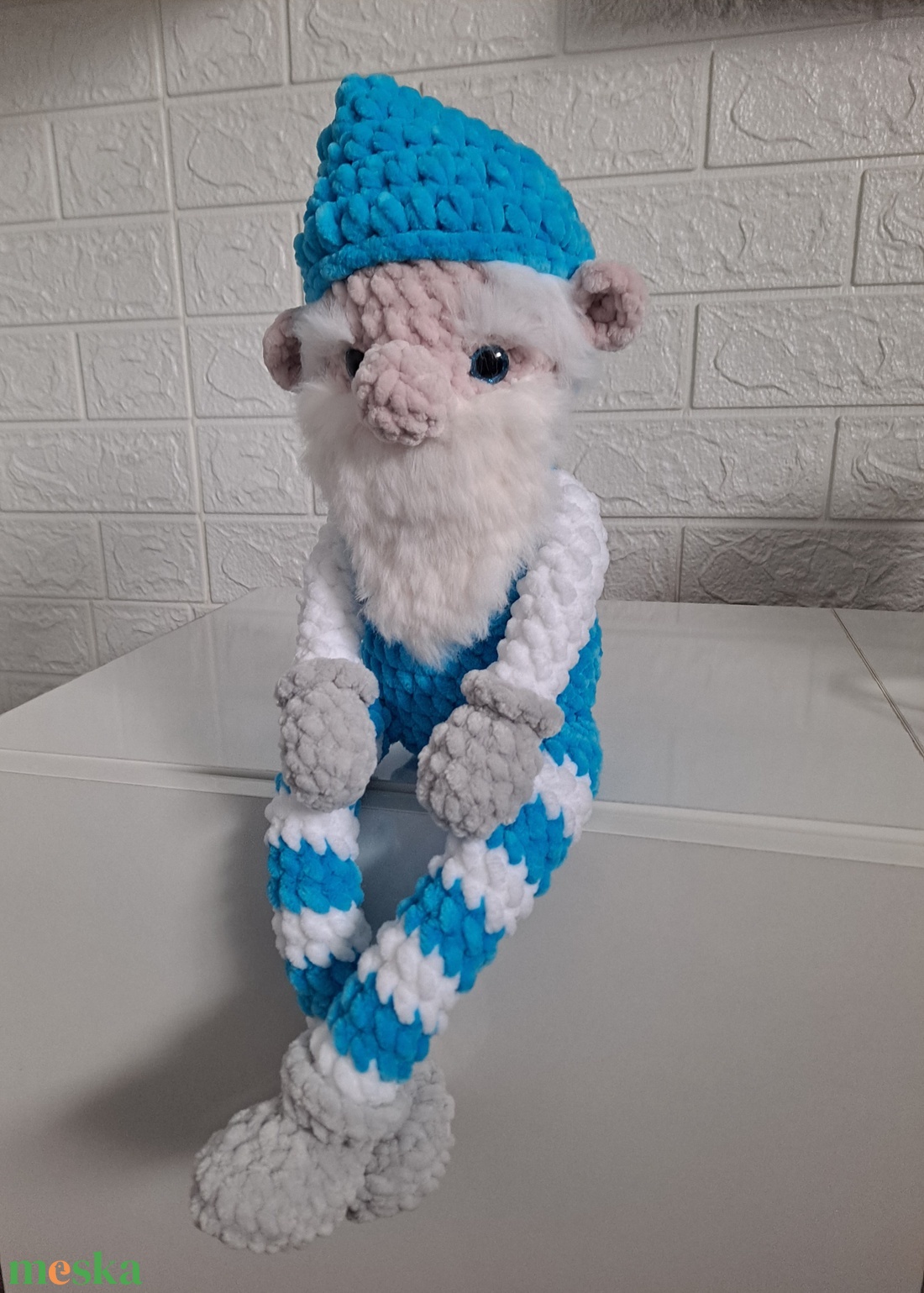 Karácsonyi manó  - játék & sport - plüssállat & játékfigura - manó - Meska.hu