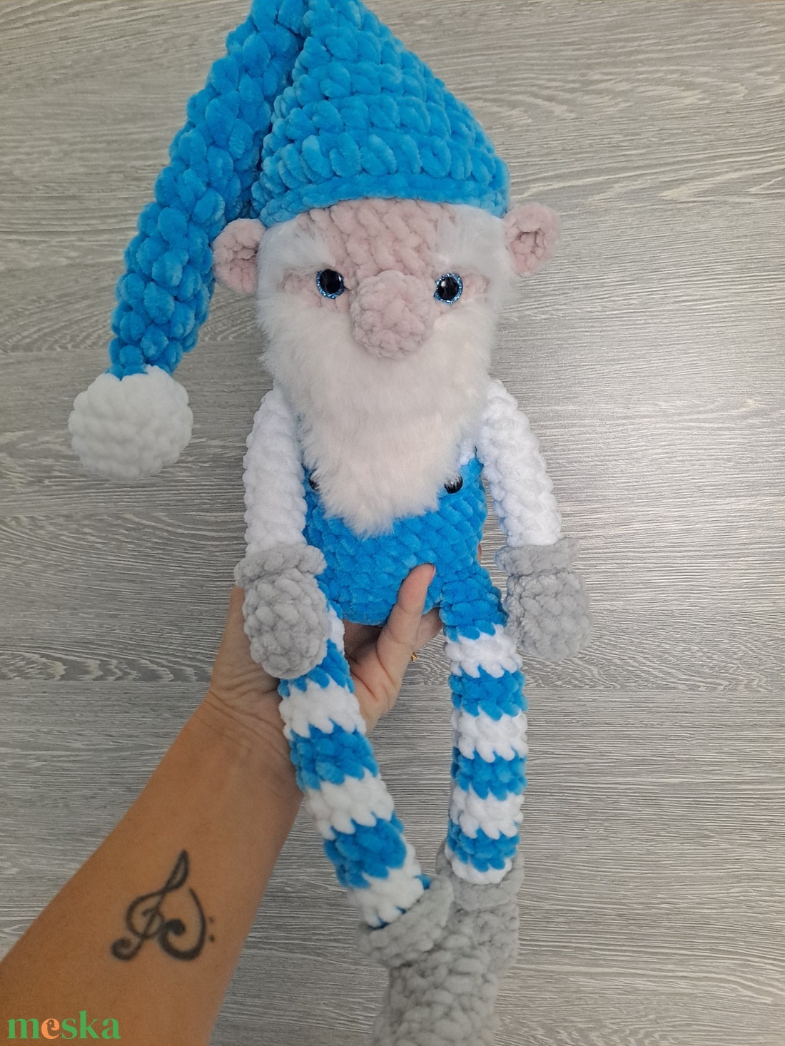 Karácsonyi manó  - játék & sport - plüssállat & játékfigura - manó - Meska.hu