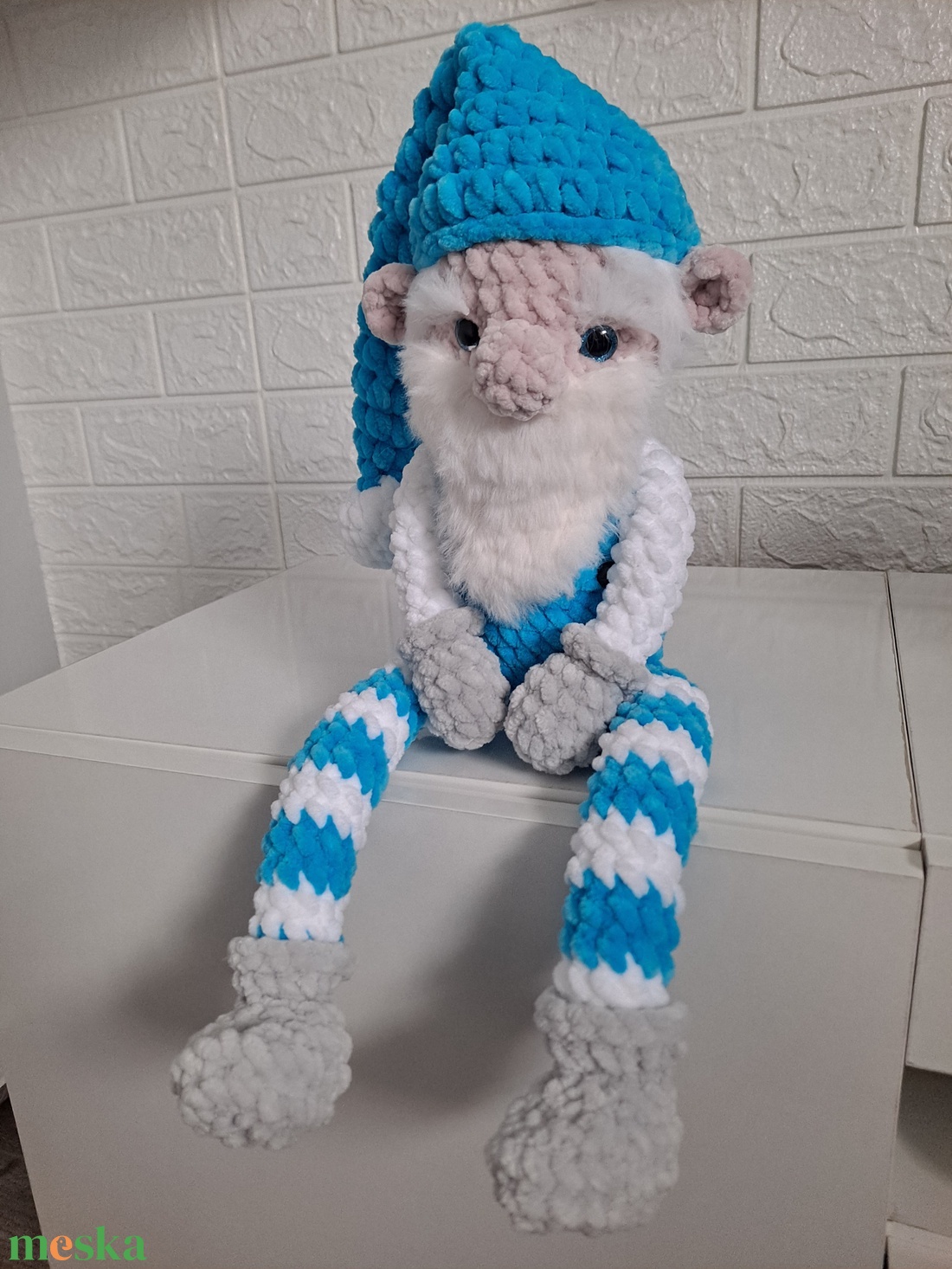 Karácsonyi manó  - játék & sport - plüssállat & játékfigura - manó - Meska.hu