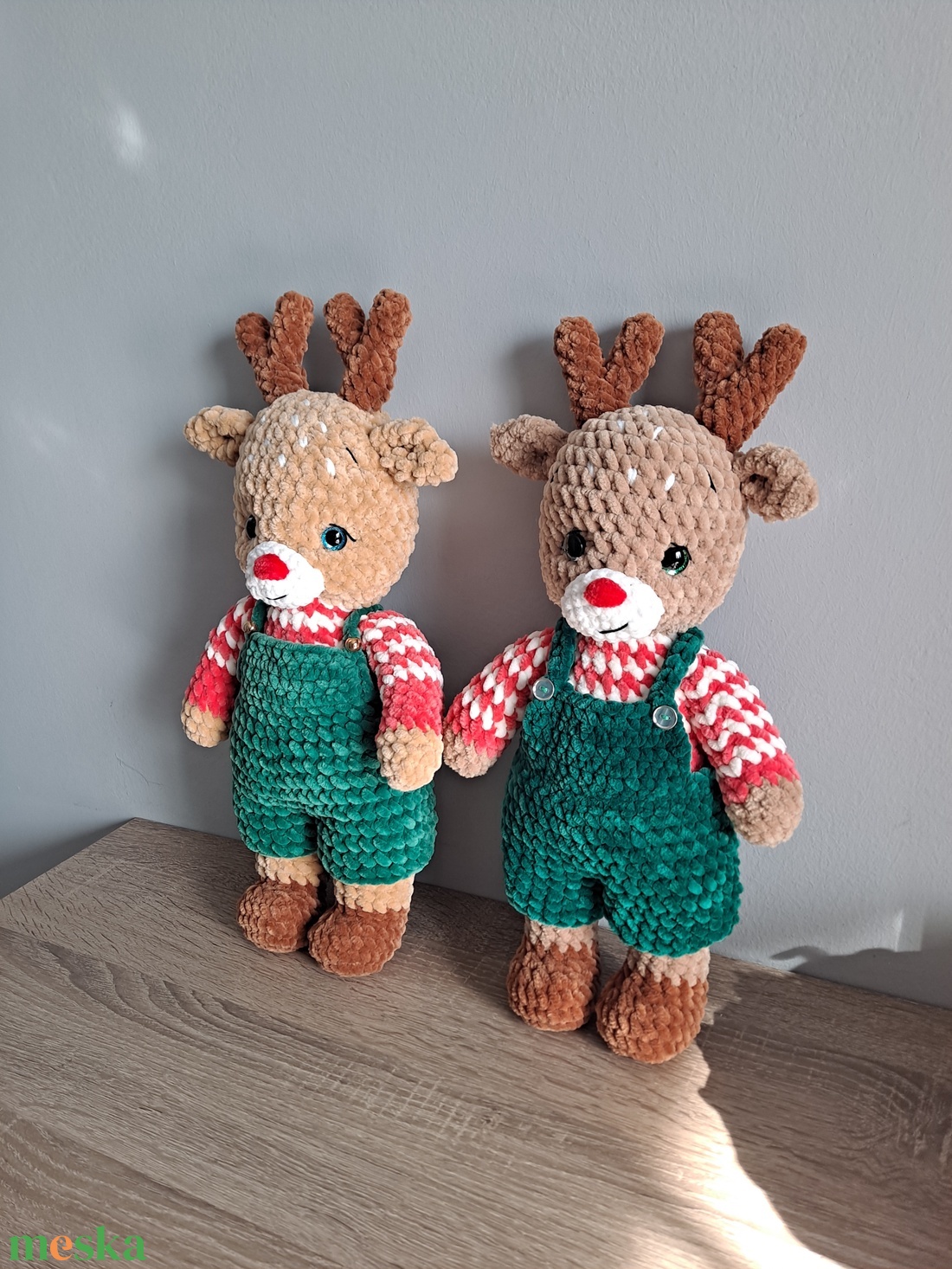 Karácsonyi rénszarvas  - játék & sport - plüssállat & játékfigura - más figura - Meska.hu