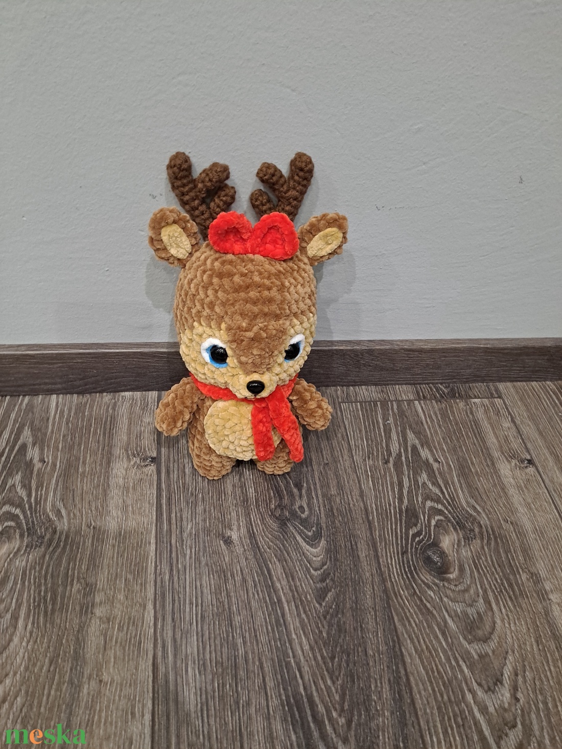 Rénszarvas  - játék & sport - plüssállat & játékfigura - plüss mesefigurák - Meska.hu