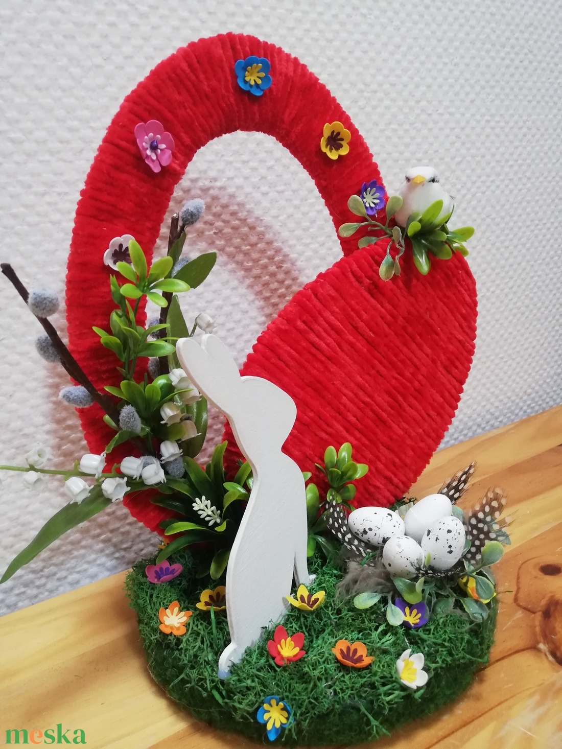 Nagyméretű húsvéti asztaldísz - otthon & életmód - dekoráció - asztal és polc dekoráció - asztaldísz - Meska.hu