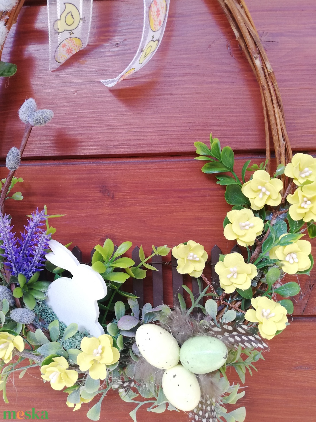  Húsvéti ajtódísz  - otthon & életmód - dekoráció - ajtó- és ablak dekoráció - ajtódísz & kopogtató - Meska.hu