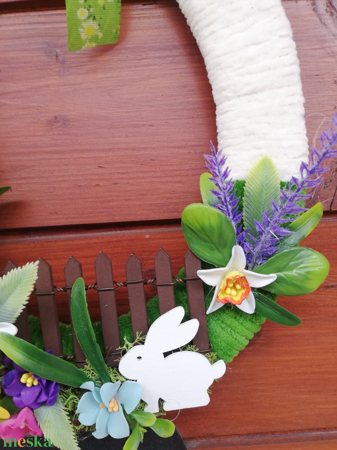 Húsvéti kopogtató - otthon & életmód - dekoráció - ajtó- és ablak dekoráció - ajtódísz & kopogtató - Meska.hu