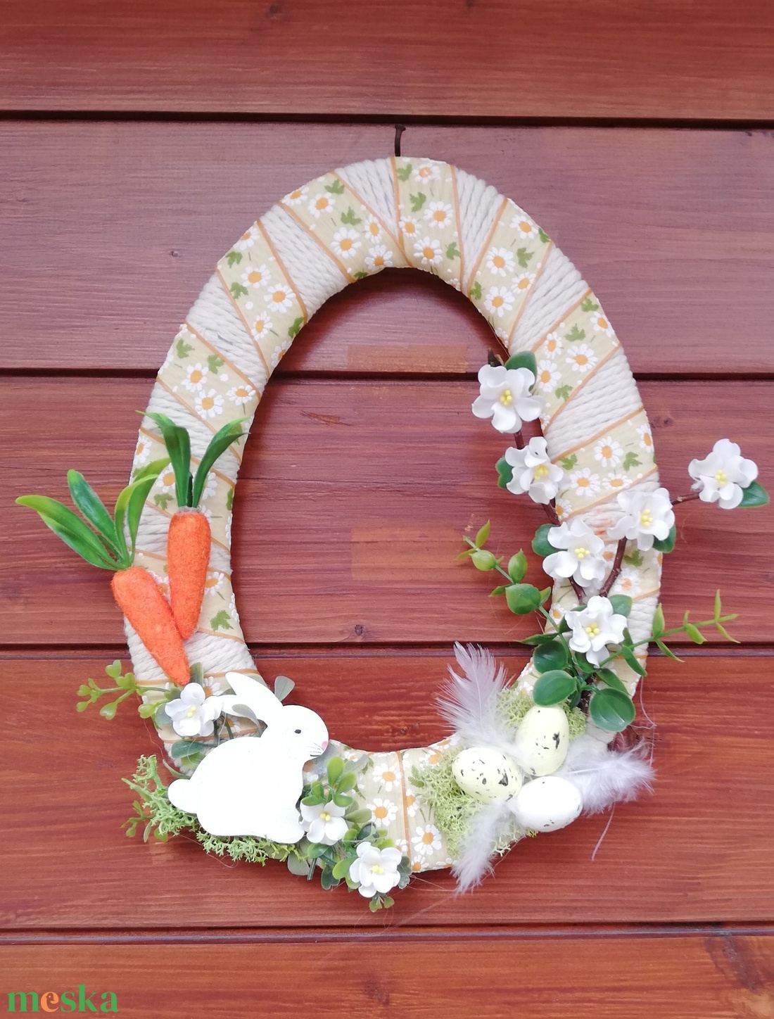 Húsvéti ajtódísz - otthon & életmód - dekoráció - ajtó- és ablak dekoráció - ajtódísz & kopogtató - Meska.hu