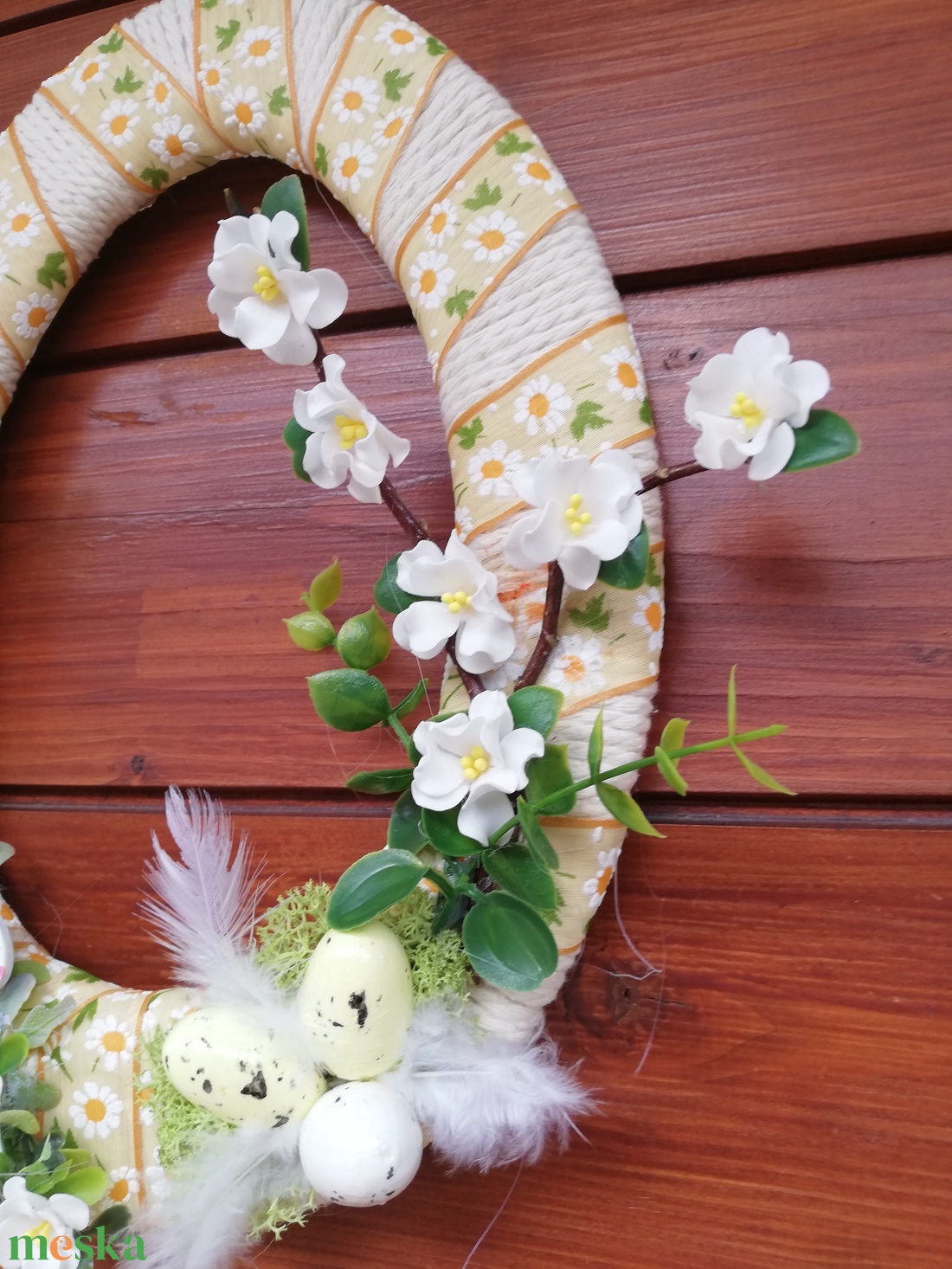 Húsvéti ajtódísz - otthon & életmód - dekoráció - ajtó- és ablak dekoráció - ajtódísz & kopogtató - Meska.hu