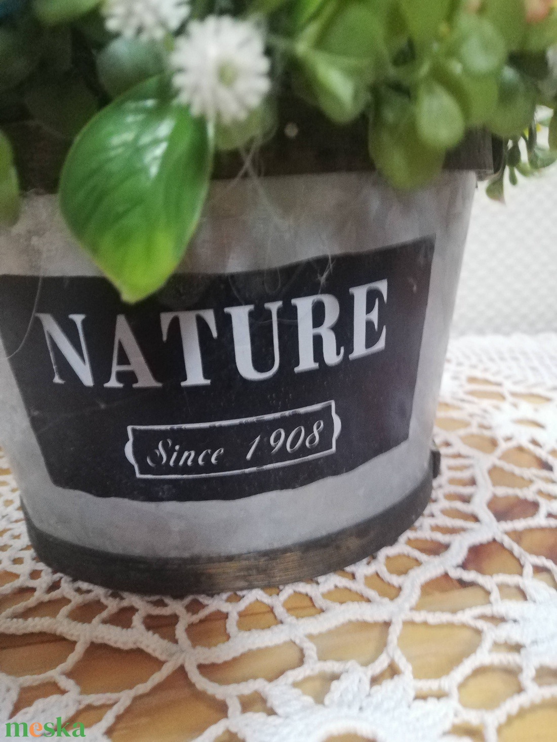 Tarka virágbox - otthon & életmód - virágdekoráció - virágdíszek - virágdísz kaspóban - Meska.hu