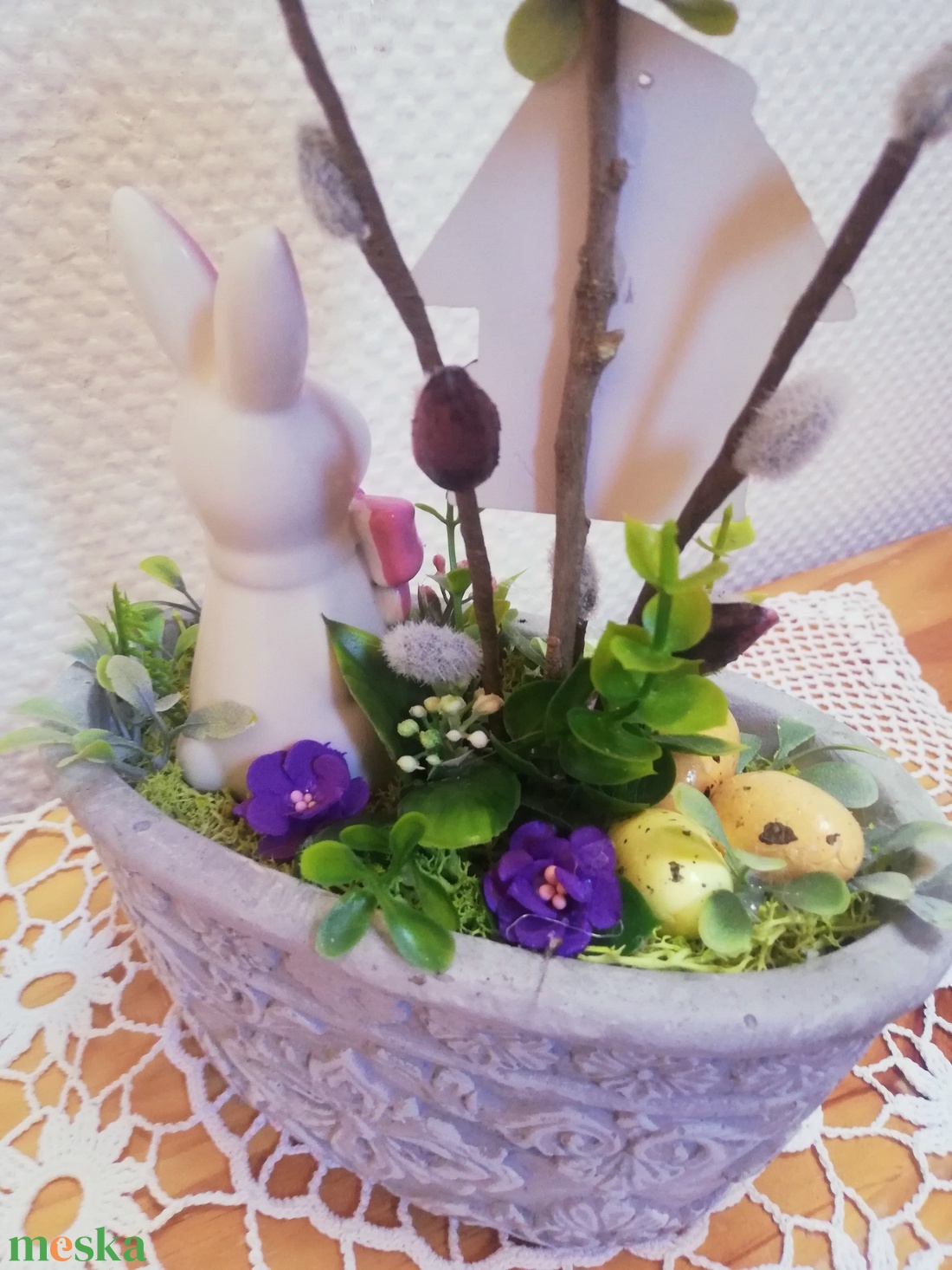 Húsvéti tojásfa - ünnepi díszek, dekorációk - húsvéti díszek és dekorációk - húsvéti asztaldíszek - Meska.hu