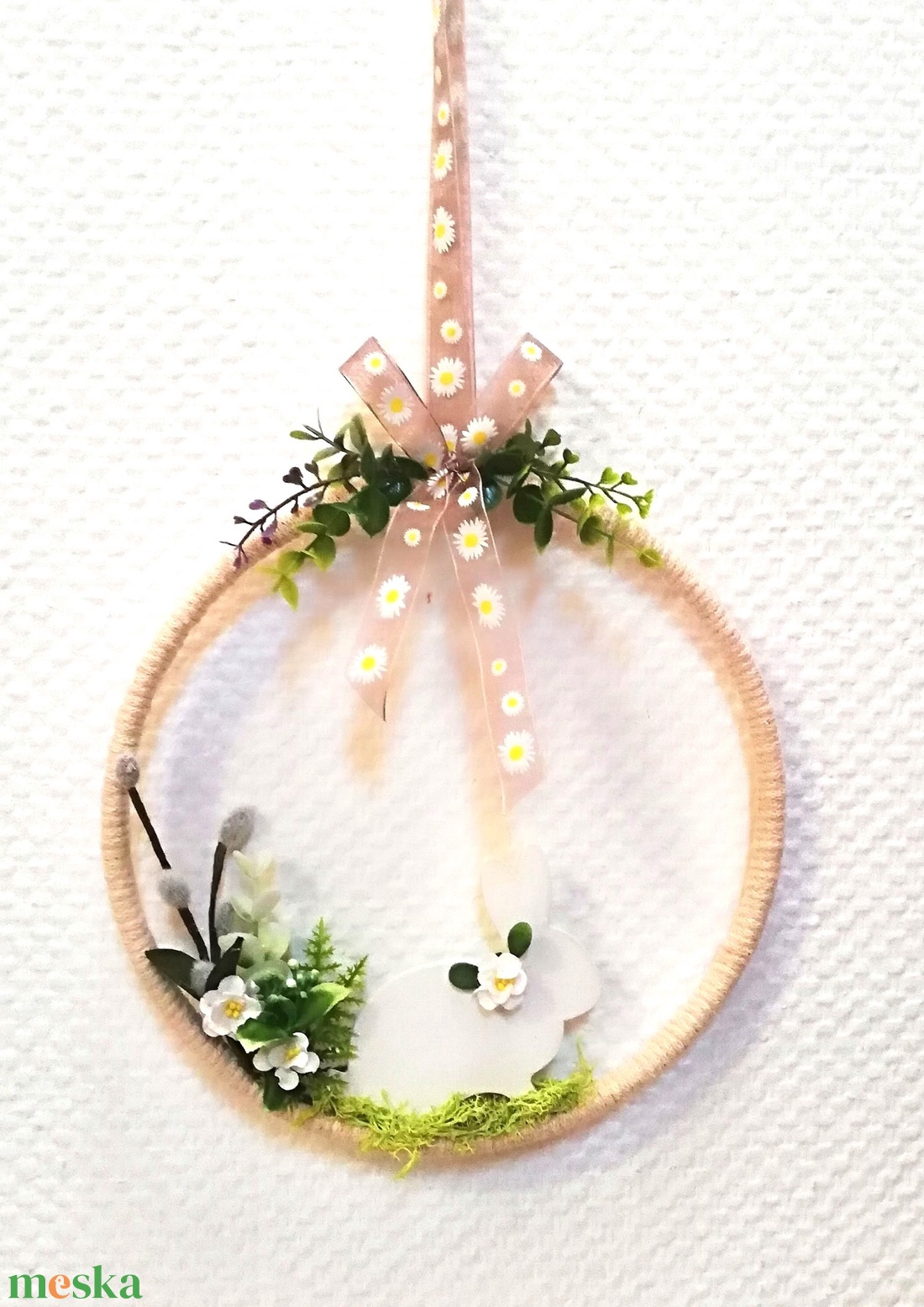 Hűsvéti ajtódísz - ünnepi díszek, dekorációk - húsvéti díszek és dekorációk - húsvéti ajtódísz, kopogtató - Meska.hu