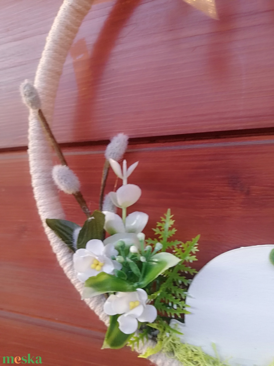 Hűsvéti ajtódísz - ünnepi díszek, dekorációk - húsvéti díszek és dekorációk - húsvéti ajtódísz, kopogtató - Meska.hu