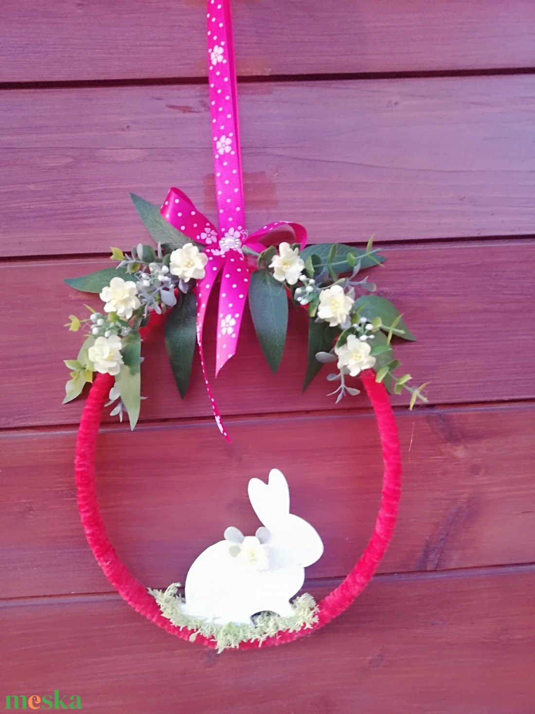 Húsvéti ajtódísz - ünnepi díszek, dekorációk - húsvéti díszek és dekorációk - húsvéti ajtódísz, kopogtató - Meska.hu