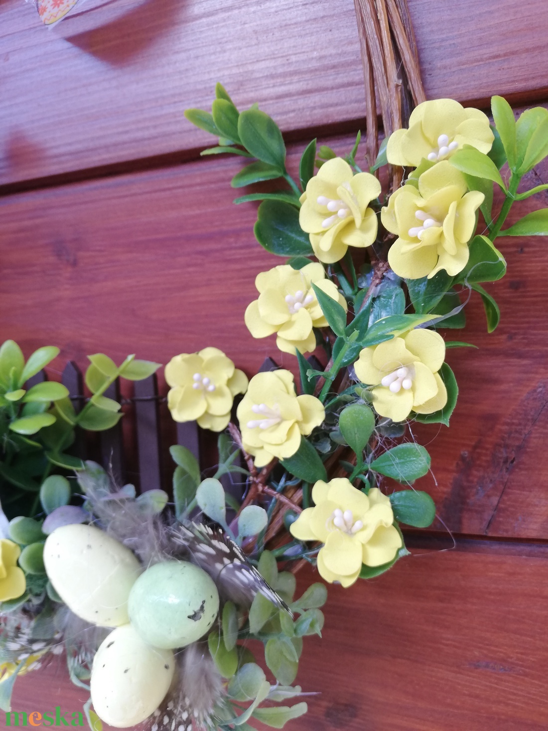  Húsvéti ajtódísz  - ünnepi díszek, dekorációk - húsvéti díszek és dekorációk - húsvéti ajtódísz, kopogtató - Meska.hu