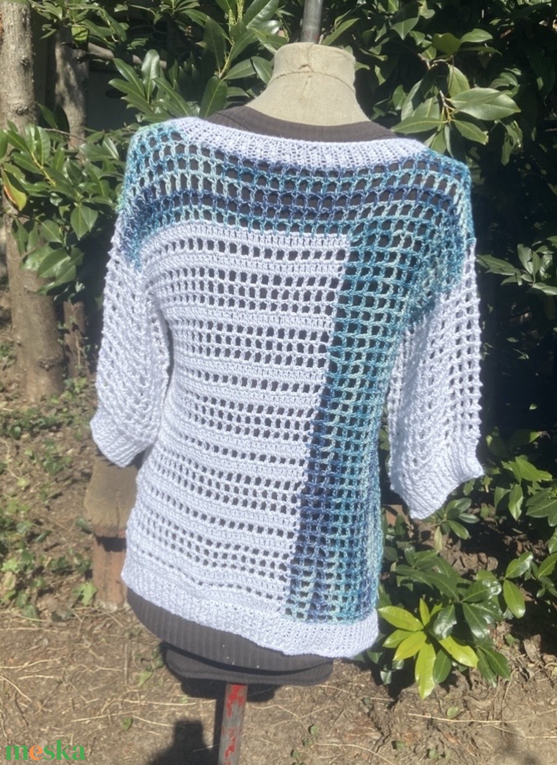 Jazzy Summer horgolt felső  - ruha & divat - női ruha - póló, felső - Meska.hu