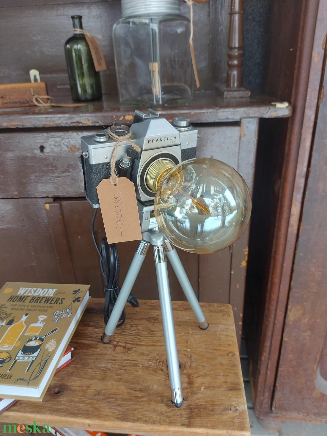 Fényképezőgép lámpa  - otthon & életmód - lámpa - asztali lámpa - Meska.hu