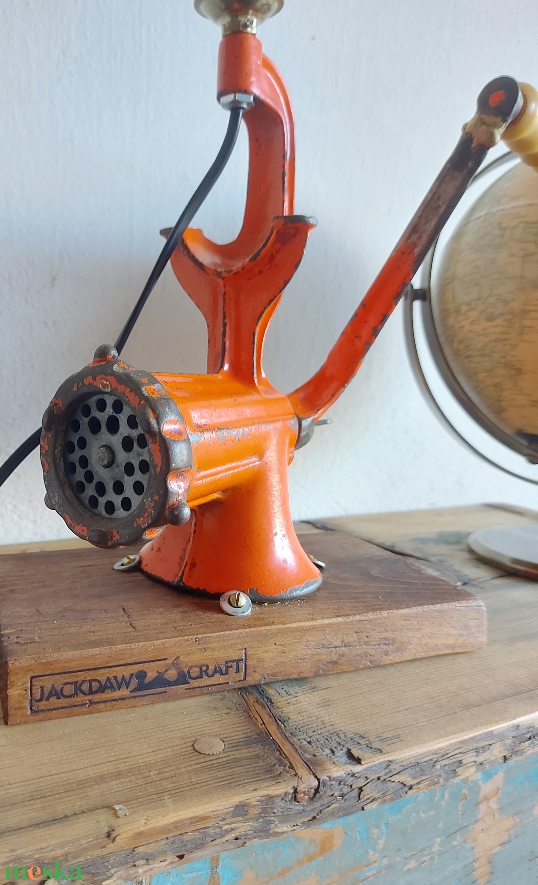 Patinás húsdaráló lámpa  - otthon & életmód - lámpa - asztali lámpa - Meska.hu