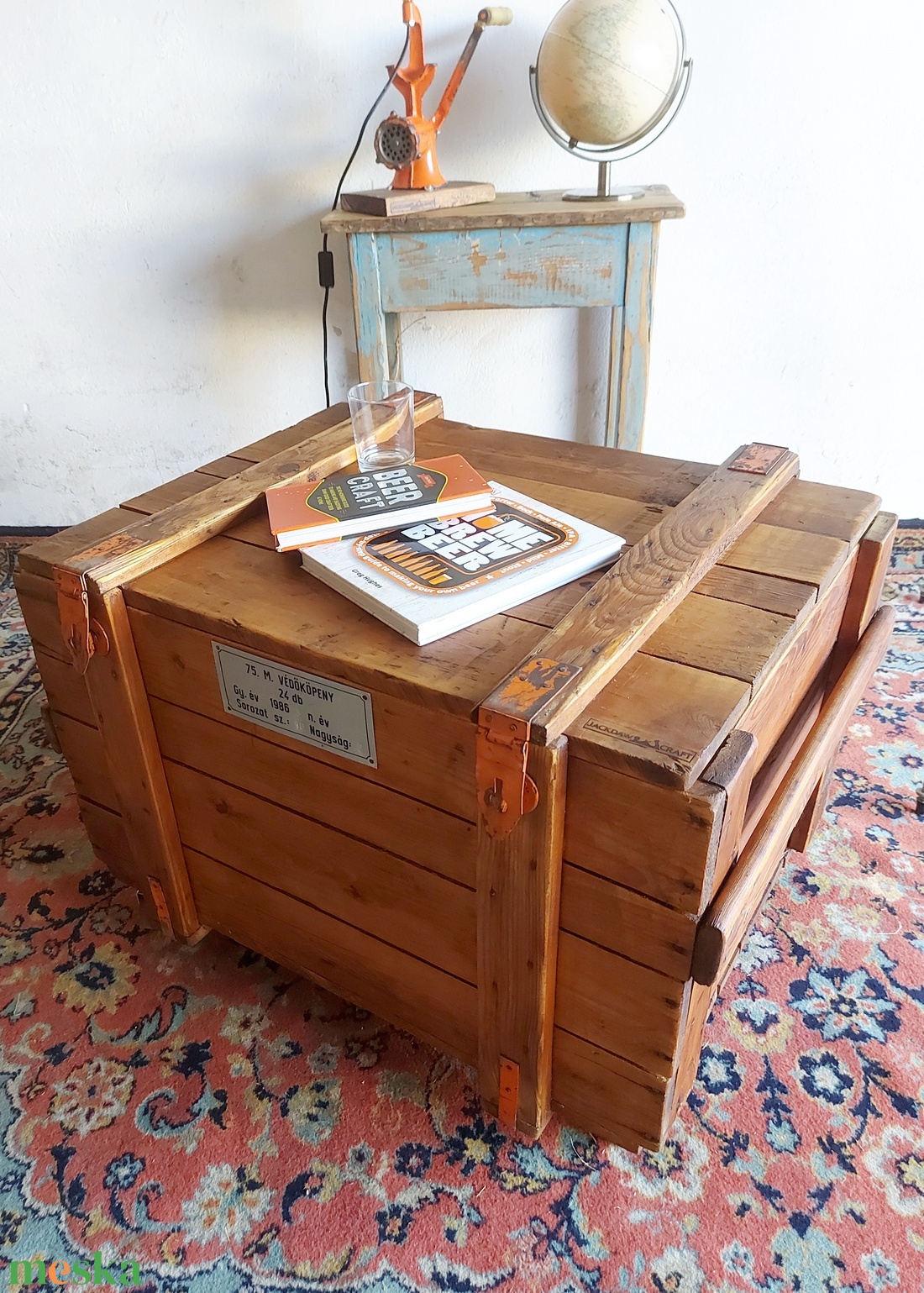 Láda dohányzóasztal  - otthon & életmód - bútor - asztal - Meska.hu