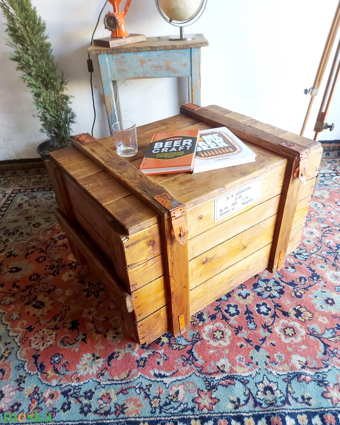 Láda dohányzóasztal  - otthon & életmód - bútor - asztal - Meska.hu