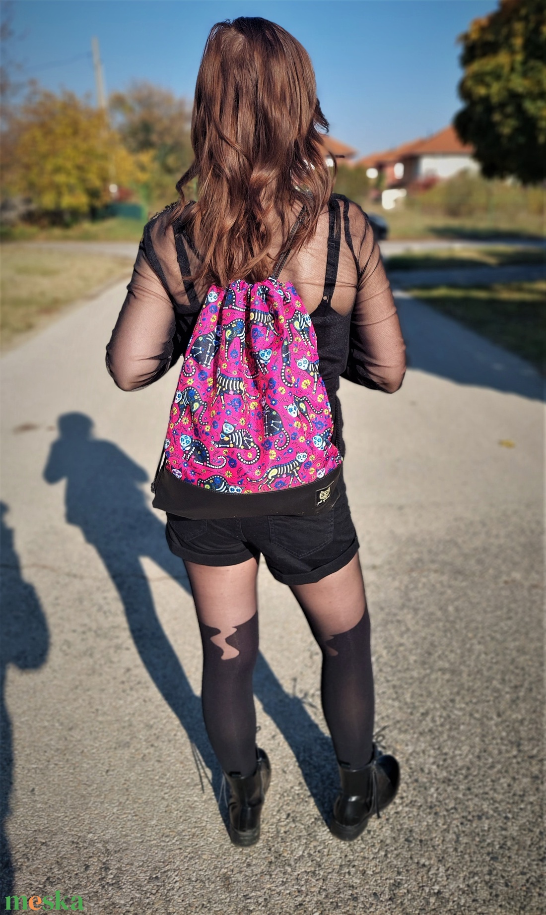 Catastrophe pink macskás hátizsák, gym bag - táska & tok - hátizsák - hátizsák - Meska.hu Catastrophe pink macskás hátizsák, gym bag - táska & tok - hátizsák - hátizsák - Meska.hu