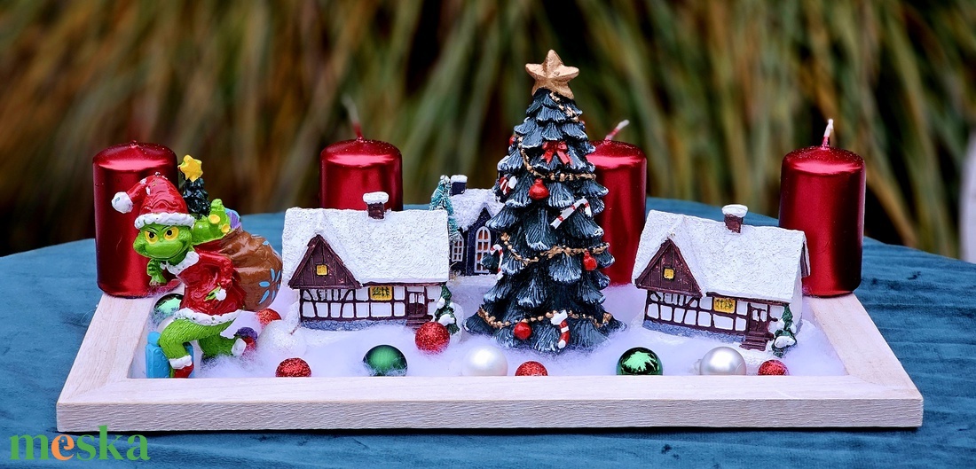 Grincses karácsonyi tál - karácsony - adventi díszek - adventi asztaldísz - Meska.hu Grincses karácsonyi tál - karácsony - adventi díszek - adventi asztaldísz - Meska.hu