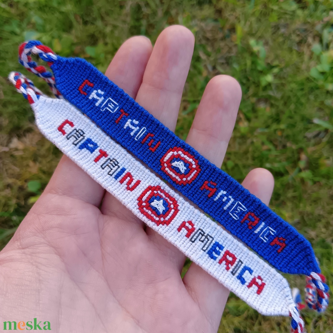 Amerika Kapitányos karkötő - ékszer - karkötő - fonott karkötő - Meska.hu