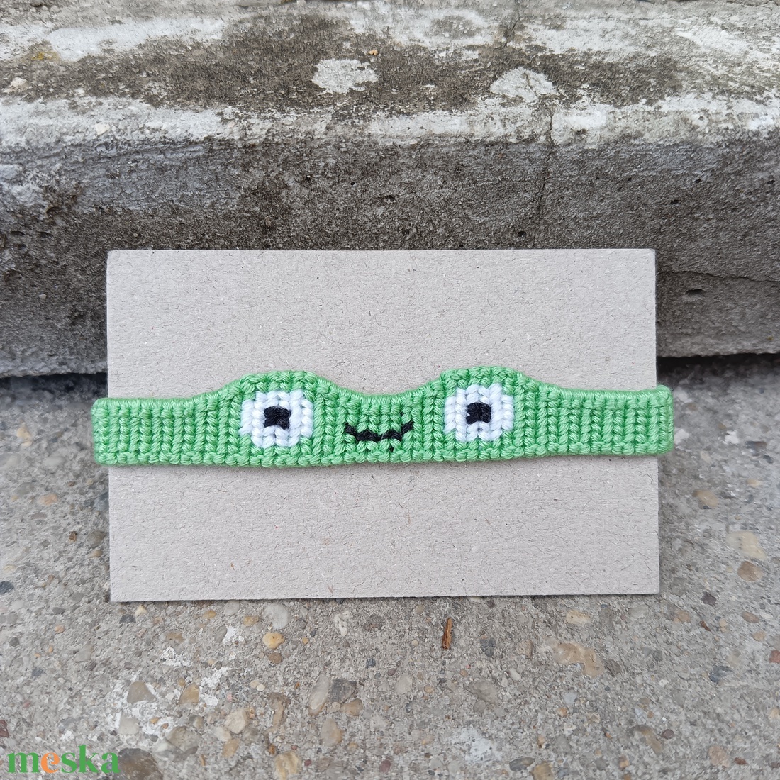3D békás karkötő - ékszer - karkötő - fonott karkötő - Meska.hu 3D békás karkötő - ékszer - karkötő - fonott karkötő - Meska.hu