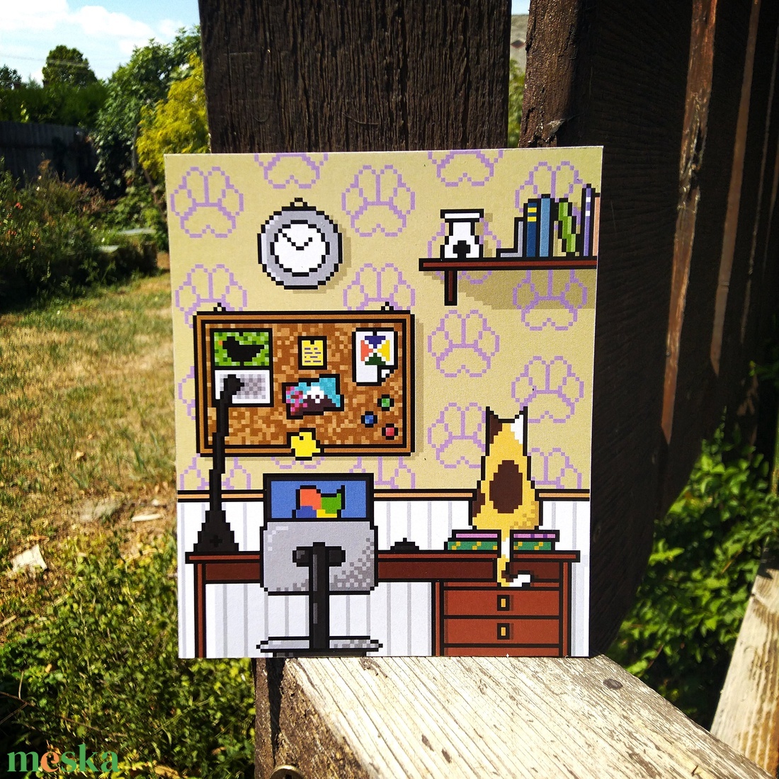 Pixel cicás print 2 - otthon & életmód - papír, írószer - ajándékozás kellékei - képeslap, üdvözlőlap - Meska.hu Pixel cicás print 2 - otthon & életmód - papír, írószer - ajándékozás kellékei - képeslap, üdvözlőlap - Meska.hu