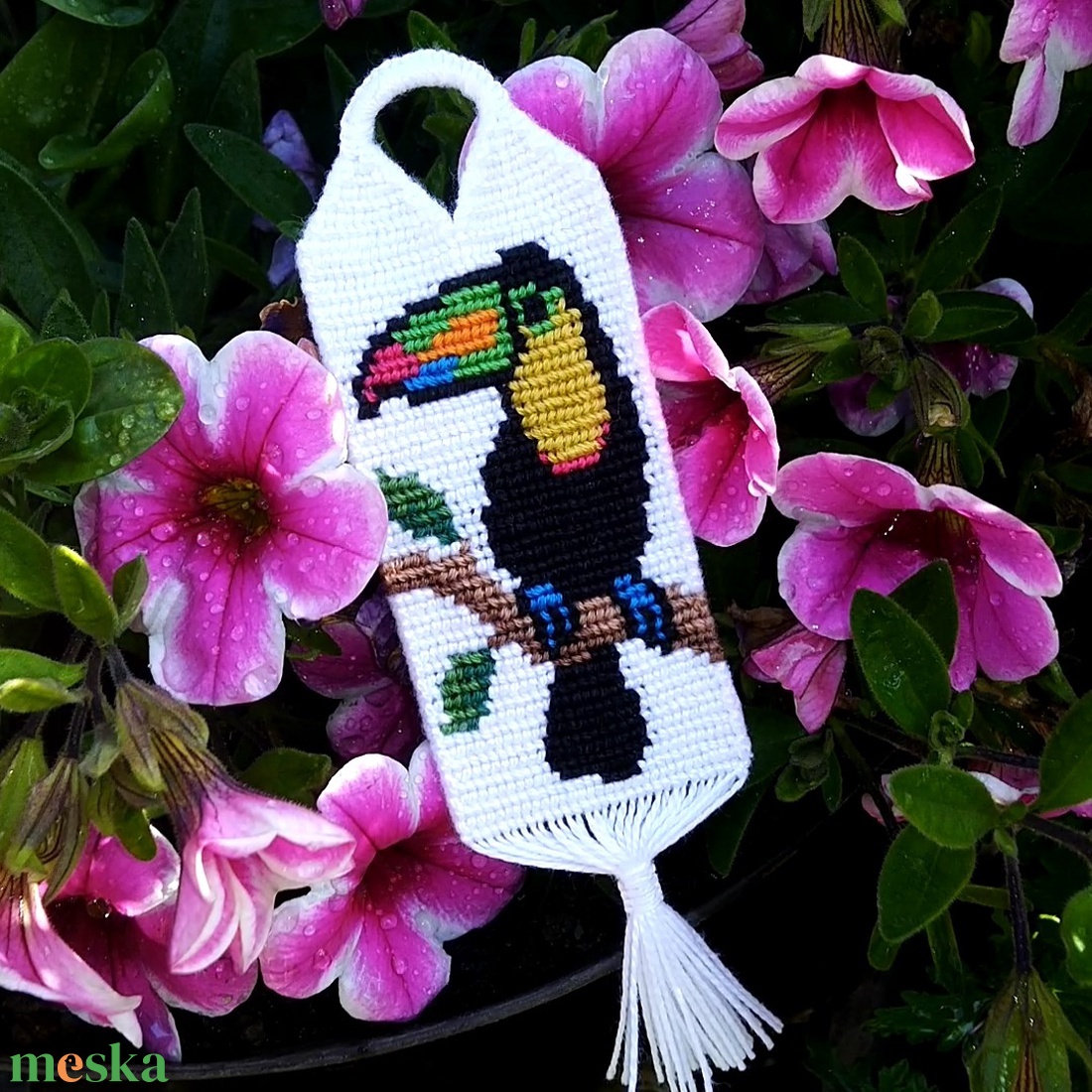 Tukán kulcstartó / táskadísz - táska & tok - kulcstartó & táskadísz - kulcstartó - Meska.hu