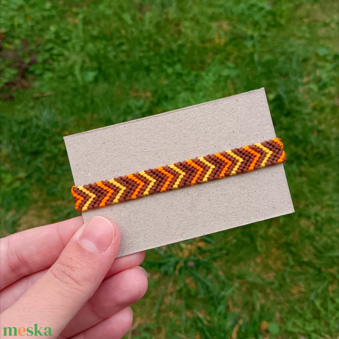 Nyílhegy karkötő - ékszer - karkötő - fonott karkötő - Meska.hu