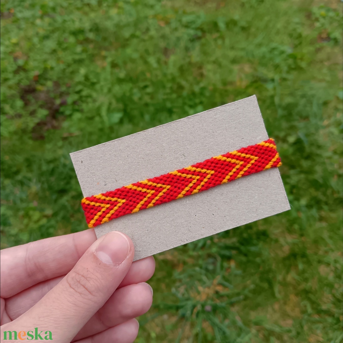 Harry Potter karkötő (Griffendél) - ékszer - karkötő - fonott karkötő - Meska.hu